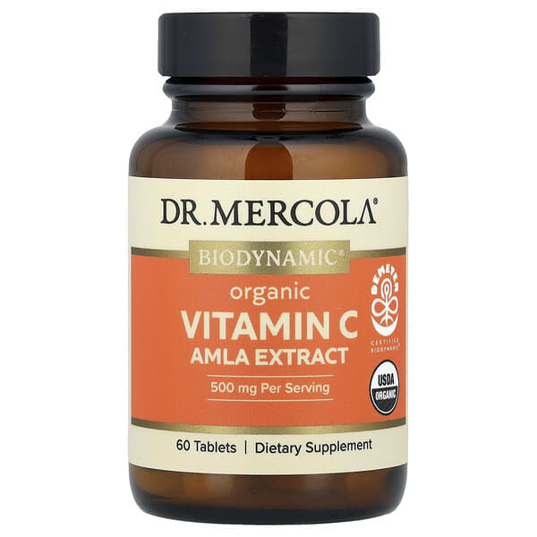 Dr. Mercola, Organic Vitamin C, Amla Extract, 60 Tablets 3 Dr. Mercola, Organic Vitamin C, Amla Extract, 60 Tablets