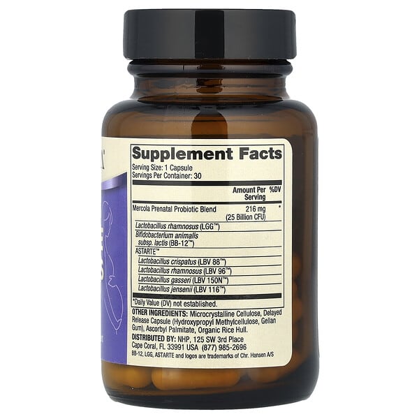 Alternative view of Dr. Mercola, Prenatal Complete Probiotics, 25 Billion CFU, 30 Capsules