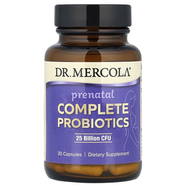 Dr. Mercola, Prenatal Complete Probiotics, 25 Billion CFU, 30 Capsules