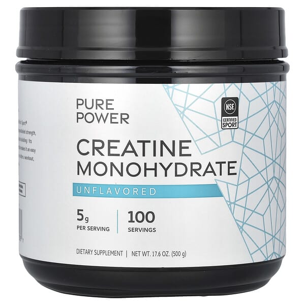Dr. Mercola, Pure Power, Creatine Monohydrate, Unflavored, 17.6 oz (500 g) 4 Dr. Mercola, Pure Power, Creatine Monohydrate, Unflavored, 17.6 oz (500 g)