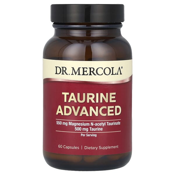 Dr. Mercola, Taurine Advanced, 60 Capsules
