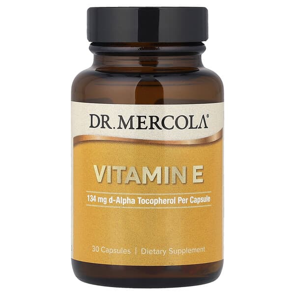Dr. Mercola, Vitamin E, 30 Capsules 3 Dr. Mercola, Vitamin E, 30 Capsules