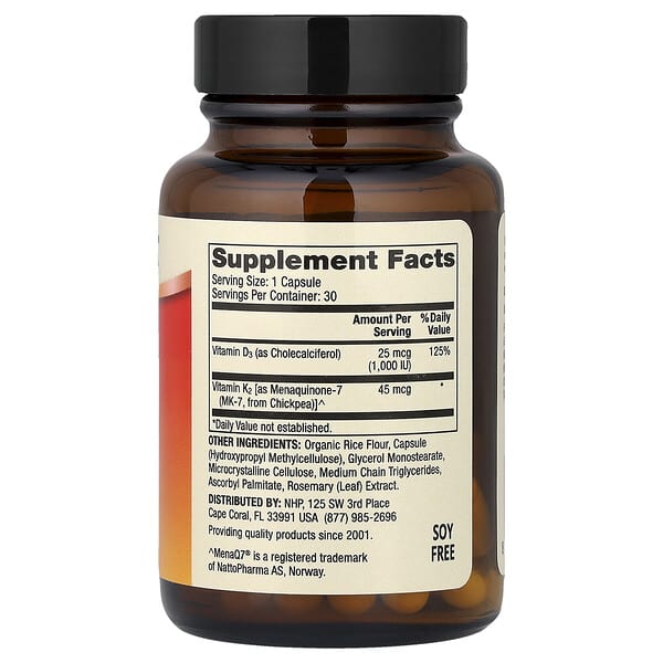 Alternative view of Dr. Mercola, Vitamins D3 & K2, Low Dose, 30 Capsules