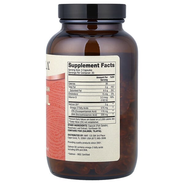 Alternative view of Dr. Mercola, Wild Caught Alaskan Salmon Oil, 90 Capsules