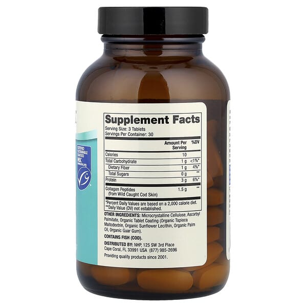 Alternative view of Dr. Mercola, Wild Caught Marine Collagen, 90 Tablets (0.5 g per Tablet)