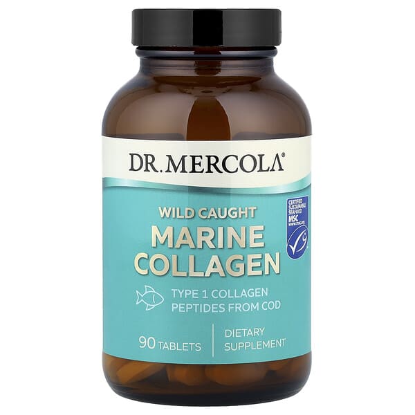 Dr. Mercola, Wild Caught Marine Collagen, 90 Tablets (0.5 g per Tablet)