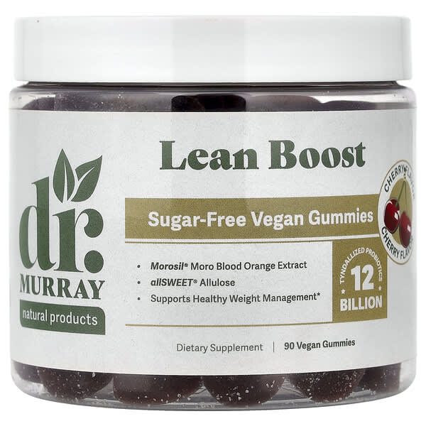 Dr. Murray's, Lean Boost Gummies, Cherry, 90 Vegan Gummies