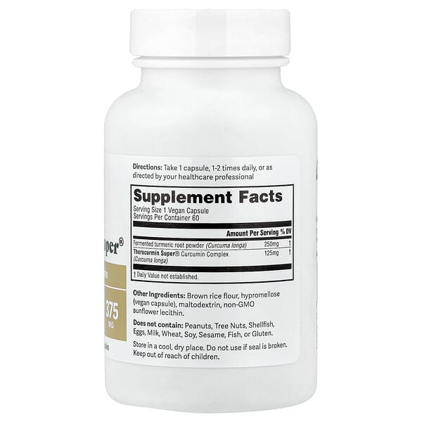 Alternative view of Dr. Murray's, Theracurmin Super®, Clinical Strength Curcumin, 60 Vegan Capsules