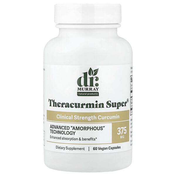 Dr. Murray's, Theracurmin Super®, Clinical Strength Curcumin, 60 Vegan Capsules