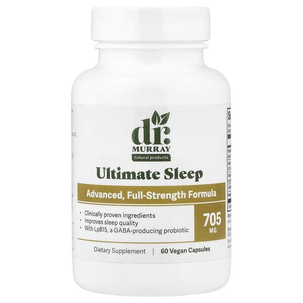 Dr. Murray's, Ultimate Sleep, 60 Vegan Capsules