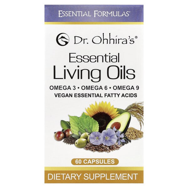 Dr. Ohhira's, Essential Living Oils, 60 Capsules
