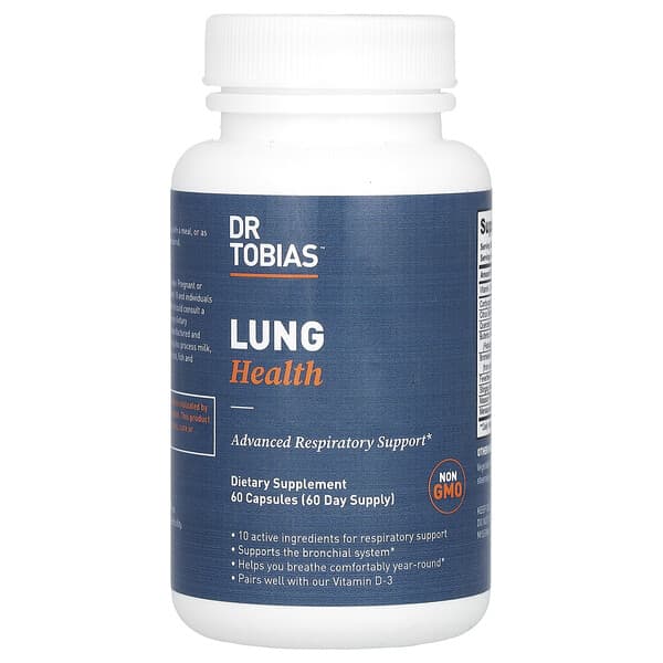 Dr. Tobias, Lung Health, 60 Capsules