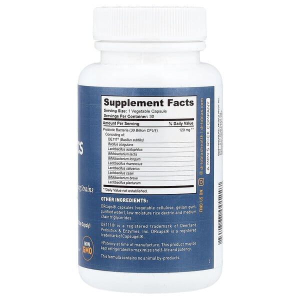 Alternative view of Dr. Tobias, Probiotics 30 Billion, 30 Delayed Release Capsules