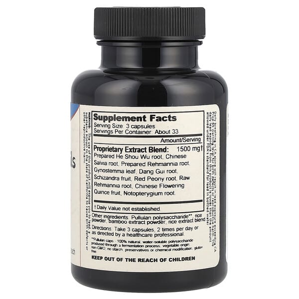 Alternative view of Dragon Herbs, Hair & Nails, 100 Vegetarian Capsules