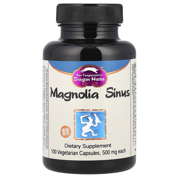 Dragon Herbs, Magnolia Sinus, 100 Vegetarian Capsules