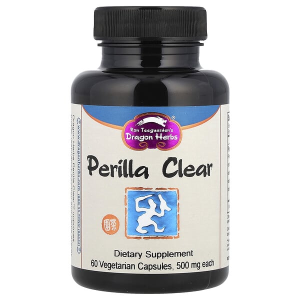 Dragon Herbs, Perilla Clear, 60 Vegetarian Capsules 3 Dragon Herbs, Perilla Clear, 60 Vegetarian Capsules