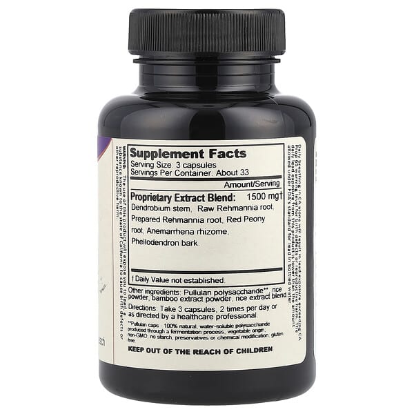Alternative view of Dragon Herbs, Primal Yin Replenisher, 100 Vegetarian Capsules
