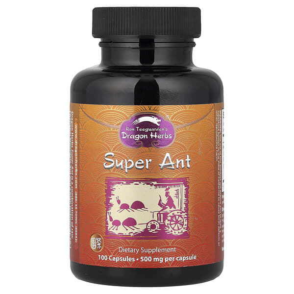 Dragon Herbs, Super Ant, 100 Capsules (500 mg per Capsule) 5 Dragon Herbs, Super Ant, 100 Capsules (500 mg per Capsule)