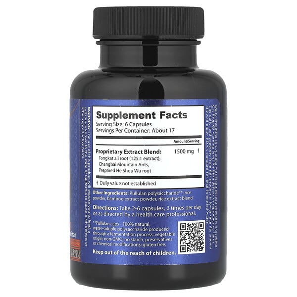 Alternative view of Dragon Herbs, Tom Kat™, Potent Jing Tonic For Men, 100 Capsules
