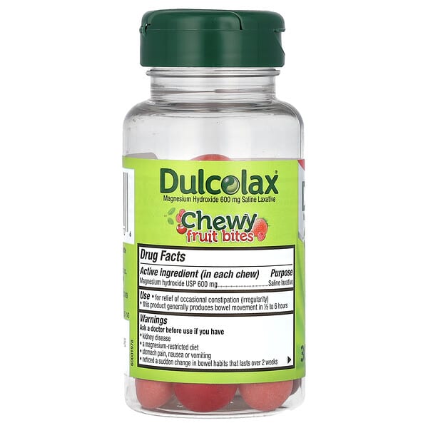 Alternative view of Dulcolax, Chewy Fruit Bites, Cherry Berry, 30 Chewable Bites