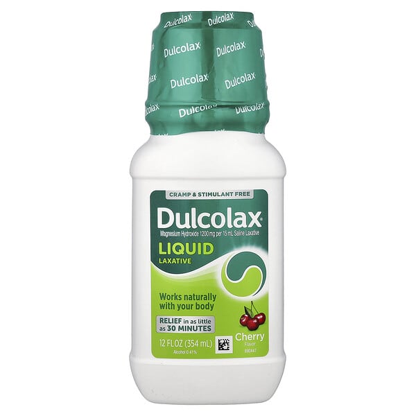 Dulcolax, Liquid Laxative, Cherry, 12 fl oz (354 ml)