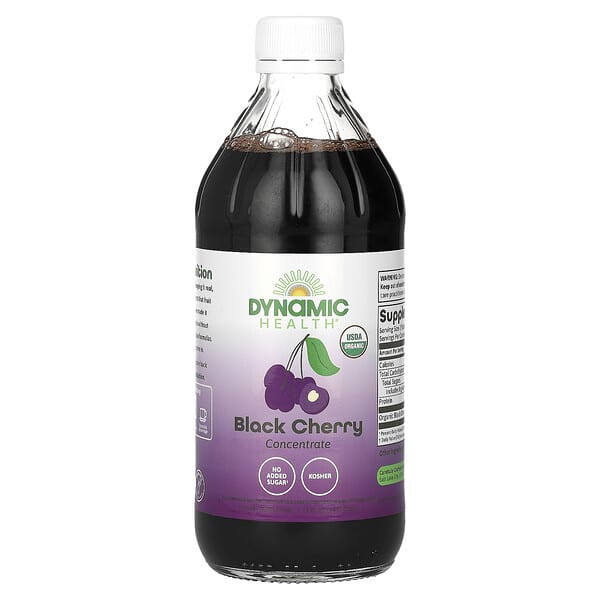 Dynamic Health, Black Cherry Concentrate, Glass, 16 fl oz (473 ml)