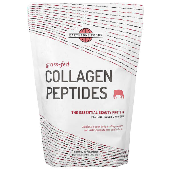 Earthtone Foods, Grass-Fed Collagen Peptides, 32 oz (907 g)
