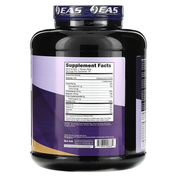 Alternative view of EAS, 100% Platinum Whey, Cinnamon Cereal Crunch , 5 lb (2.26 kg)