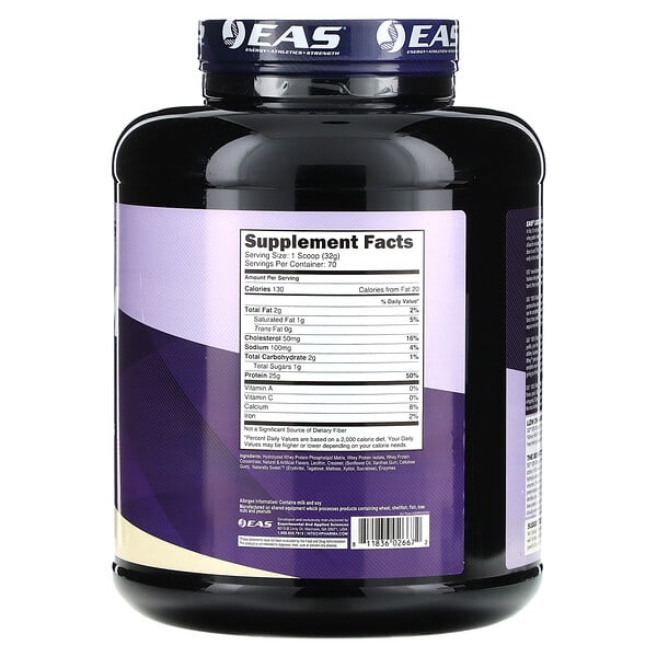 Alternative view of EAS, 100% Platinum Whey, Vanilla Ice Cream , 5 lb (2.26 kg)