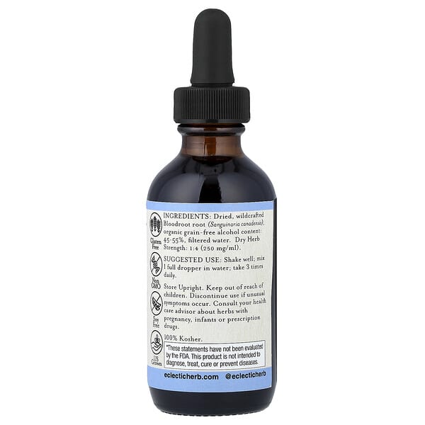 Alternative view of Eclectic Herb, Bloodroot Extract, 2 fl oz (60 ml)