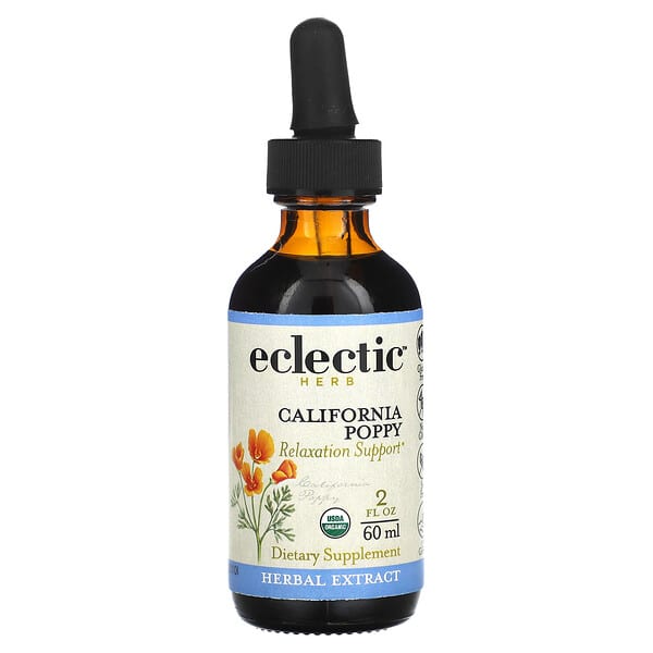 Eclectic Herb, California Poppy Extract, 2 fl oz (60 ml)
