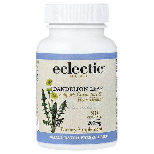 Eclectic Herb, Dandelion Leaf, 200 mg, 90 Veg Caps