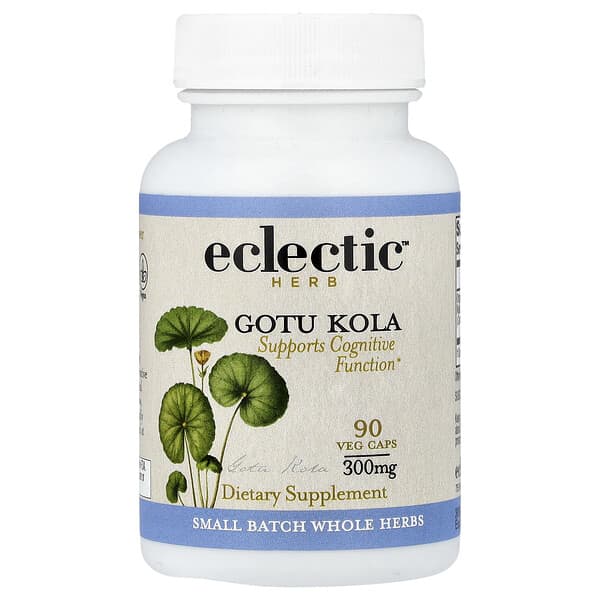 Eclectic Herb, Freeze Dried, Gotu Kola, 90 Veg Caps (300 mg per Capsule)
