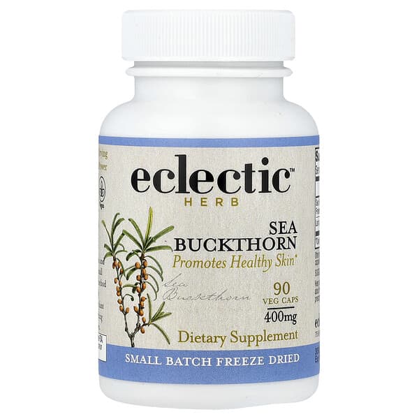 Eclectic Herb, Freeze Dried, Sea Buckthorn, 90 Veg Caps 3 Eclectic Herb, Freeze Dried, Sea Buckthorn, 90 Veg Caps