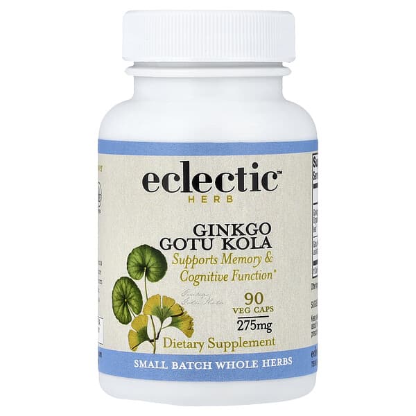Eclectic Herb, Ginkgo Gotu Kola, 90 Veg Caps