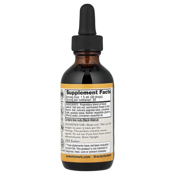 Alternative view of Eclectic Herb, Herbal Glycerite, ParaFight , 2 fl oz (60 ml)