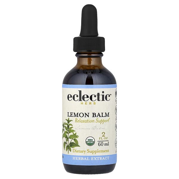 Eclectic Herb, Lemon Balm Extract, 2 fl oz (60 ml)