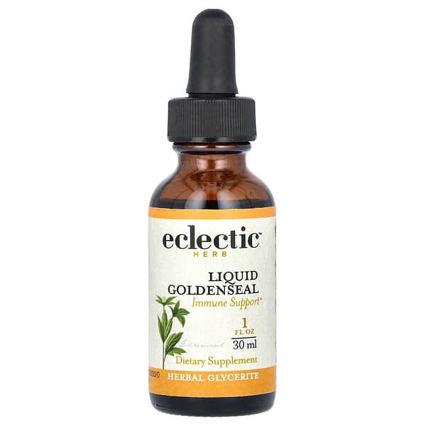 Eclectic Herb, Liquid Goldenseal, 1,000 mg, 1 fl oz (30 ml)