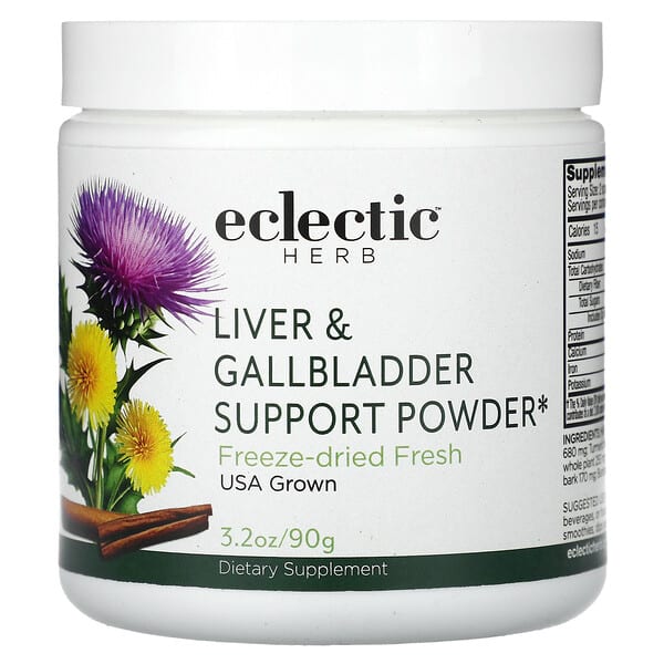 Eclectic Herb, Liver & Gallbladder Support Powder, 3.2 oz (90 g)