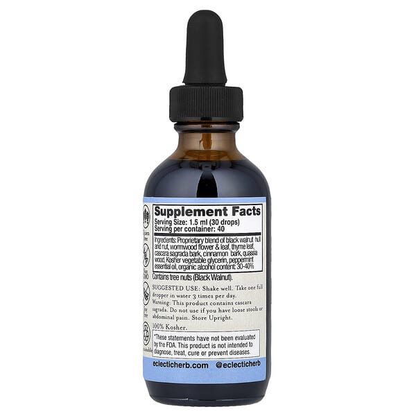 Alternative view of Eclectic Herb, Parafight, Intestinal Support, 2 fl oz (60 ml)
