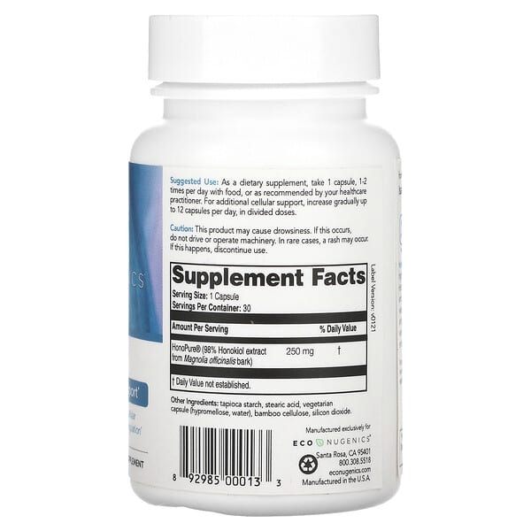 Econugenics, HonoPure®, 30 Vegetarian Capsules (250 mg per Capsule) 2 Econugenics, HonoPure®, 30 Vegetarian Capsules (250 mg per Capsule) - Ảnh 2