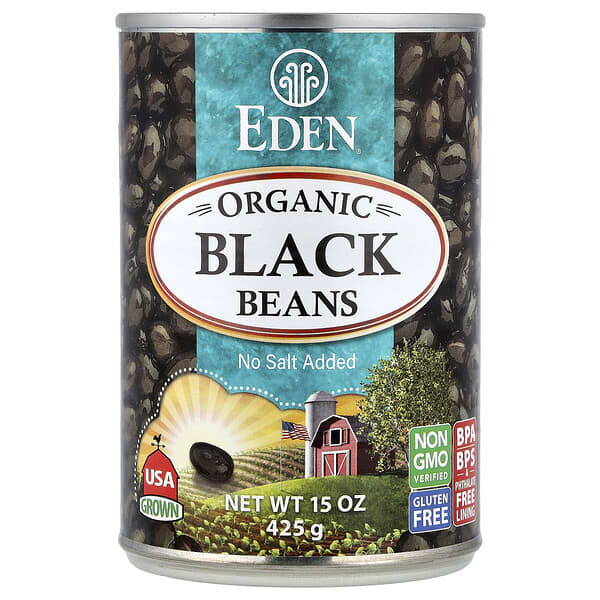 Eden Foods, Organic Black Beans, 15 oz (425 g)