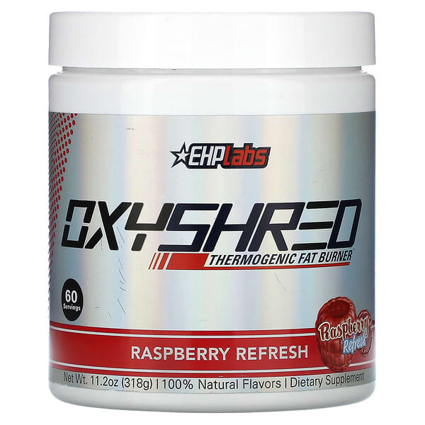 EHPlabs, OxyShred, Thermogenic Fat Burner, Raspberry Refresh, 11.2 oz (318 g)