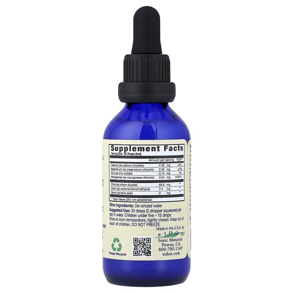 Alternative view of Eidon Ionic Minerals, Ionic Minerals, Bone Support, Liquid Concentrate, 2 oz (60 ml)