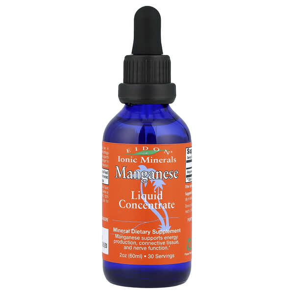Eidon Ionic Minerals, Manganese, Liquid Concentrate, 2 oz (60 ml)