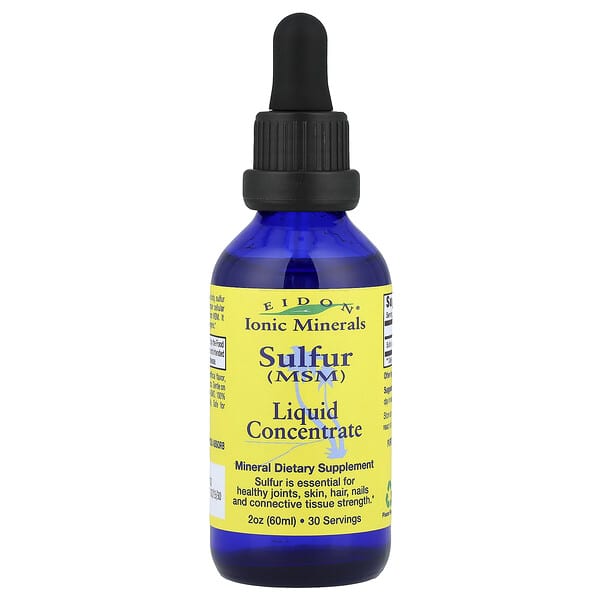 Eidon Ionic Minerals, Sulfur, Liquid Concentrate, 2 oz (60 ml)