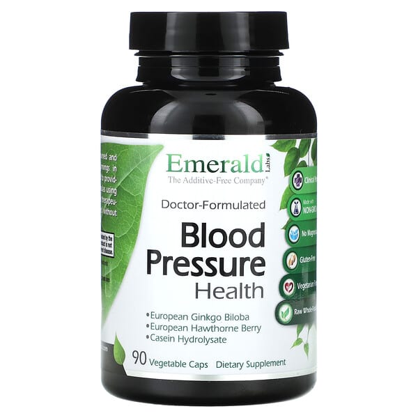 Emerald Laboratories, Blood Pressure Health, 90 Vegetable Caps