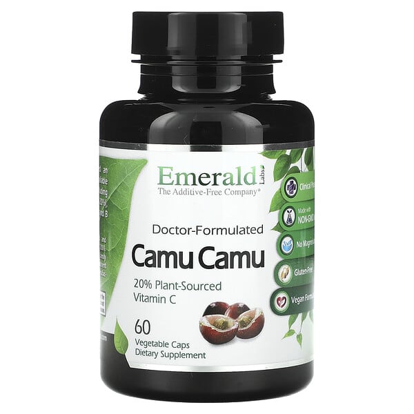 Emerald Laboratories, Camu Camu, 60 Vegetable Caps (500 mg per Capsule)