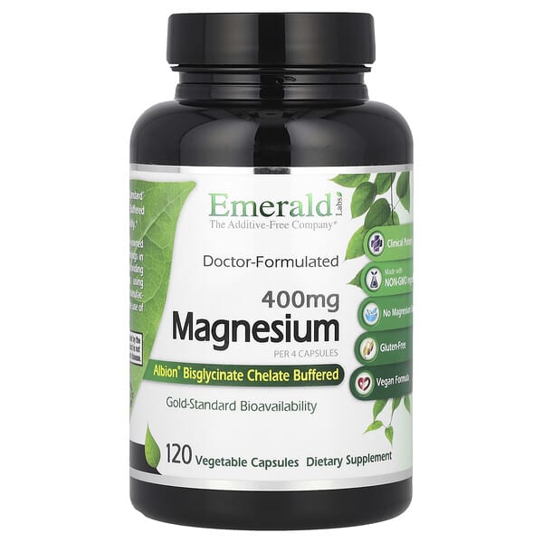 Emerald Laboratories, Magnesium, 120 Vegetable Capsules (100 mg per Capsule)