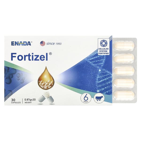 ENADA, Fortizel®, Cellular System Fortifier, 620 mg, 30 Capsules